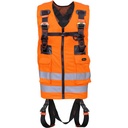 REFLEX 2, FULL BODY HARNESS WITH HIGH VISIBILITY WORK VEST