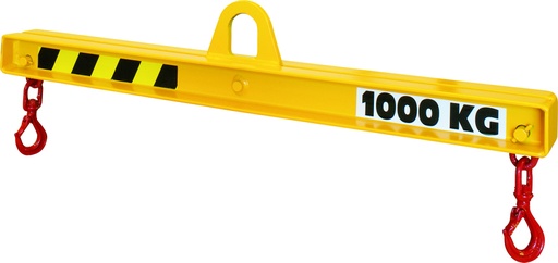Fixed spreader bar, capacity from 1,000kg to 10,000kg, length 1 to 6m