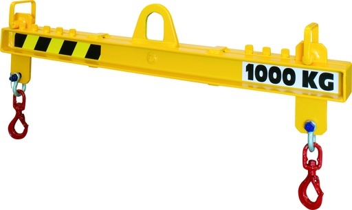 Adjustable spreader beams, Capacity 1,000kg to 10,000kg, Length 1 to 6m