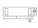Plaque de protection d'angles PU