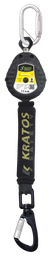 [LK73400020] Antichute à rappel automatique carter plastique en sangle 1,75m + connecteur - SPECIAL NACELLES - certifié double arête vive - KRATOS
