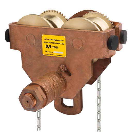 Spark-proof chain trolley DELTA