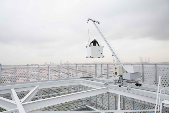 Maintenance des façades (nacelle)