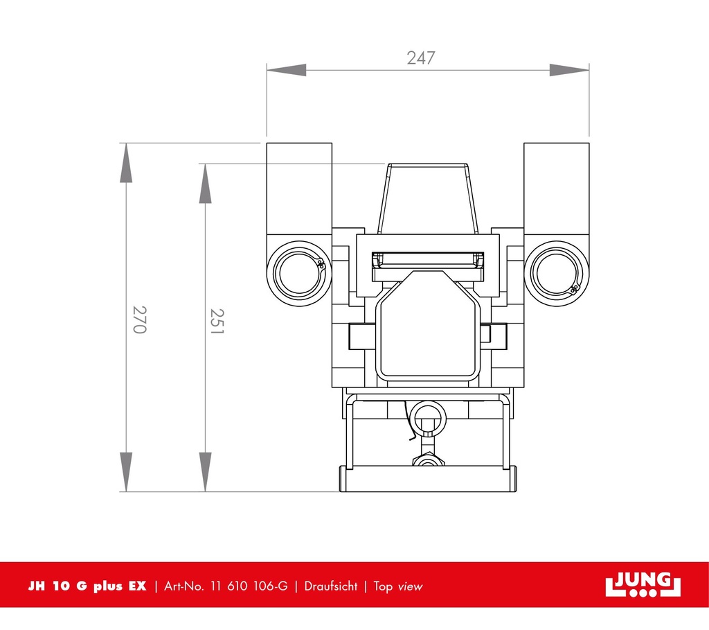 Vérin hydraulique JH - G EX