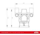Vérin hydraulique JH - G EX