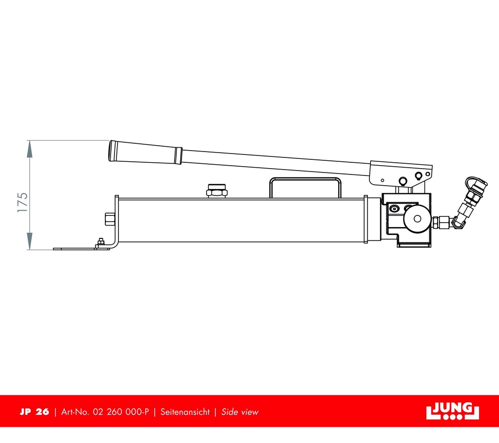 Pompe manuelle JP 26 JUNG