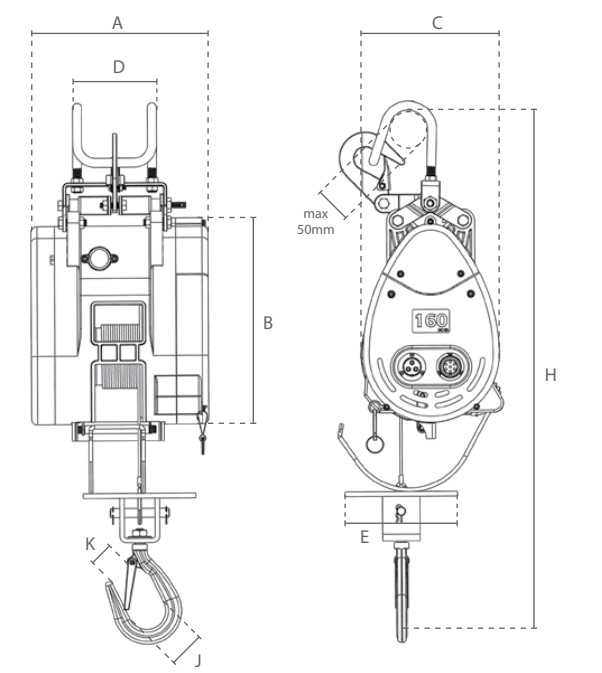 Treuil électrique DKL DELTA