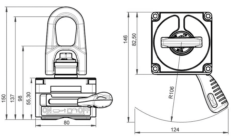 TML 90 R aimant permanent pour tube