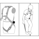 Sangle anti-traumatique pour travail prolongé en suspension Kratos