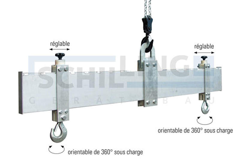 Traverse de charge en aluminium Schilling