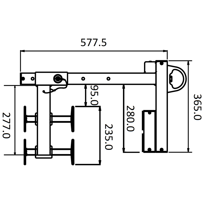 Point d’ancrage Parapet WALLUTION KRATOS