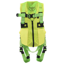 REFLEX 3 - Harnais antichute 2 points d'accrochage avec sangle et gilet haute visibilité Kratos