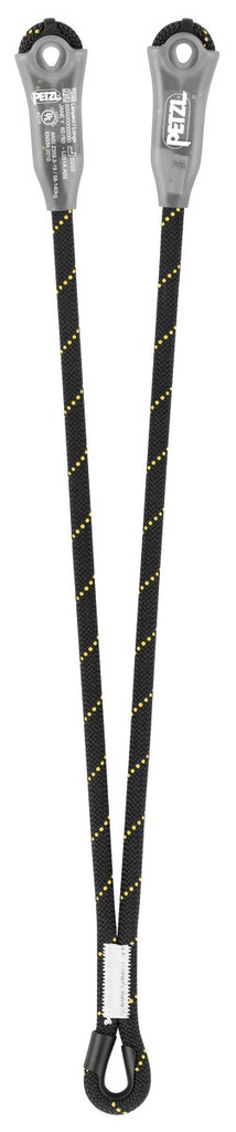 Double lanyard for making a fall arrest lanyard, JANE-Y PETZL