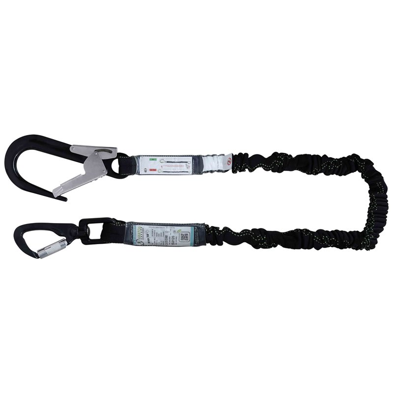 Longe en sangle élastique 2m avec absorbeur d’énergie intégré dans la longe GRAVITY-S KRATOS
