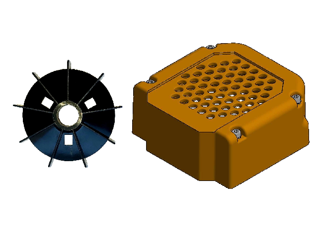 LIFTKET Motor kpl. 400V, 50Hz, 3ph Built type(s) 050/5,070/5,070/6,070/7