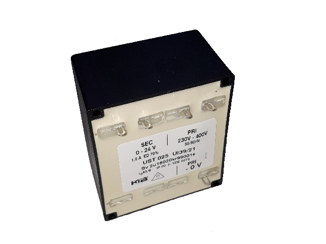 LIFTKET transformer NT UI 39/21 25VA230-400V/24V Built type(s) 020,021,030,031