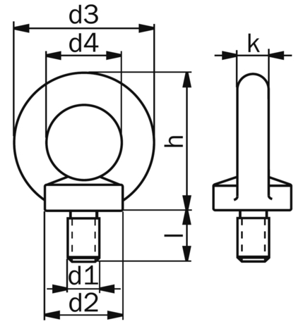 DEMAG Eyebolt  M24 C15E
