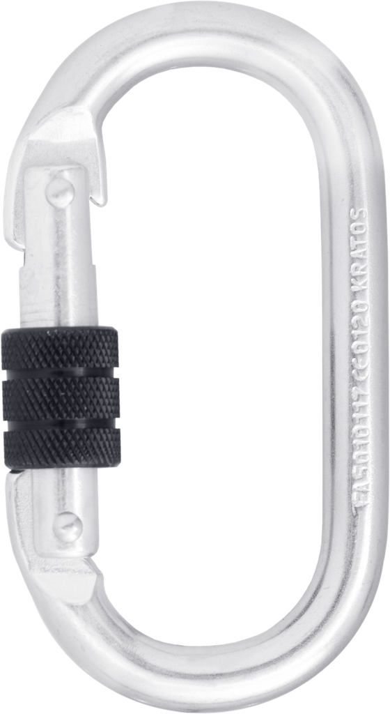 STEEL SCREW-LOCKING KARABINER