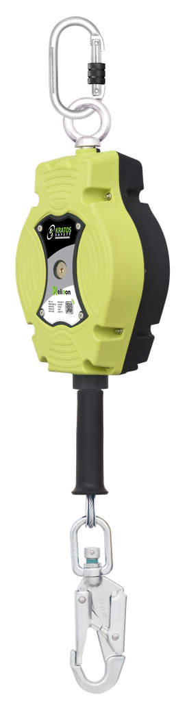 HELIXON-S STAHLDRAHTSEIL, HÖHENSICHERUNGSGERÄT MIT AUTOMATISCHEM RÜCKZUG 10 M