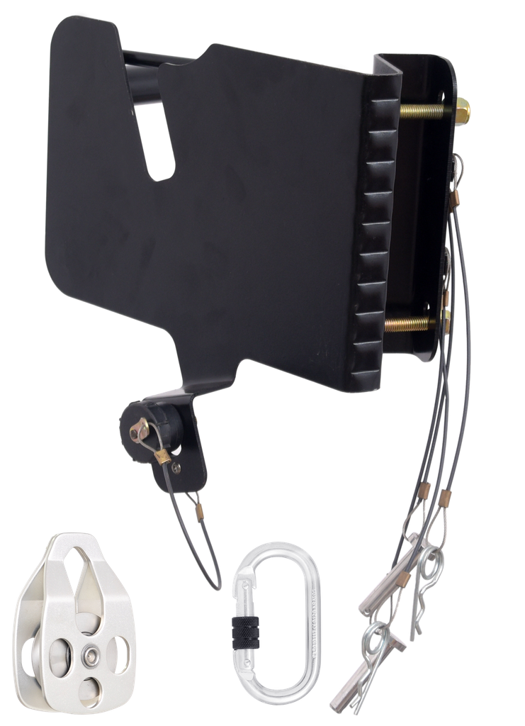 Tripod adaptation kit for retractable fall arrester with integrated winch Kratos
