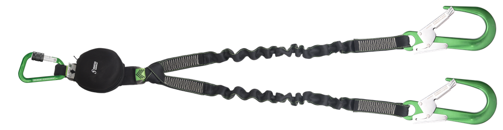 Longe en sangle élastique avec absorbeur d'énergie Kratos