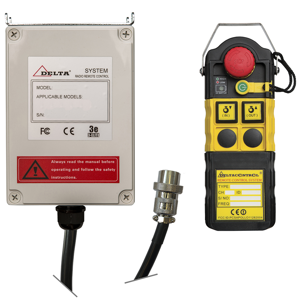 Radio remote control for US hoists or DKL winch DELTA