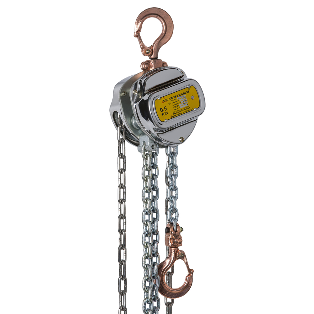 Spark-proof manual chain hoist DELTA