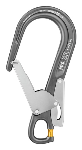 Auto-locking directional connector with large gate opening MGO OPEN 60 /110 PETZL