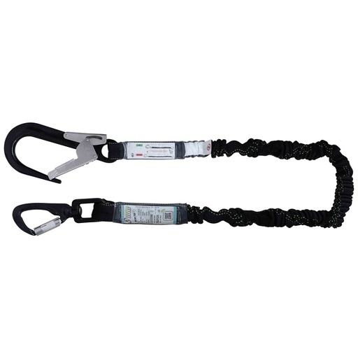 Longe en sangle élastique 2m avec absorbeur d’énergie intégré dans la longe GRAVITY-S KRATOS