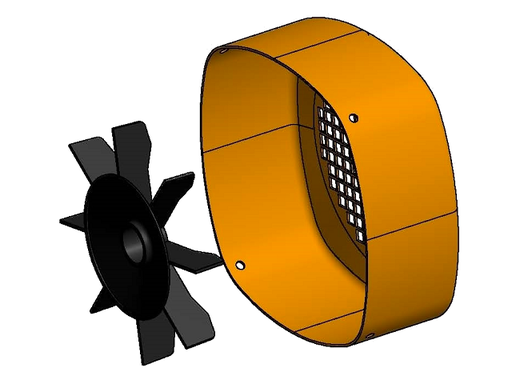 [LK58000185] LIFTKET fan cover cpl. with fan impeller Built type(s) 110