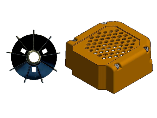 [LK58000188] LIFTKET Motor kpl. 275V, 60Hz, 3ph Built type(s) 050/55,070/53,070/56,070/58,070/59