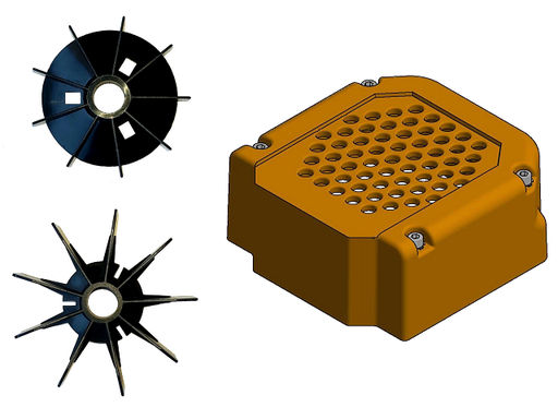 [LK58000189] LIFTKET Motor kpl. 400V, 50Hz, 3ph Built type(s) 050/55,070/53,070/56,070/58,070/59