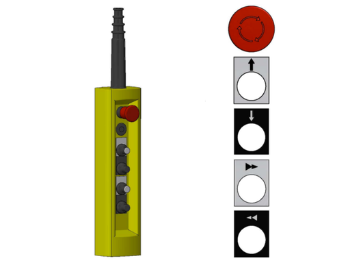 [LK58000213] LIFTKET 1step up/down 2step left/right em.stop Built type(s) 020,030,050,070,090,110