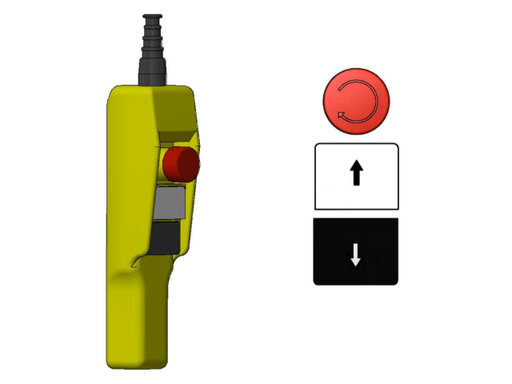 [LK58000251] LIFTKET 1step up/down with emergency stop Built type(s) 020,030,050,070,090,110