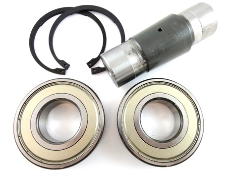[LK51009252] DEMAG Travel wheel shaft  KTL250 NA Set Rillenkl.