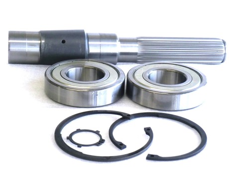 [LK51009250] DEMAG Travel wheel shaft  KTL250 W45 Set Rillenkl.