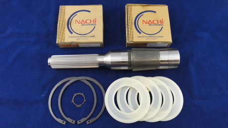 [LK51010546] DEMAG Travel wheel shaft  RAM 400 Set W50