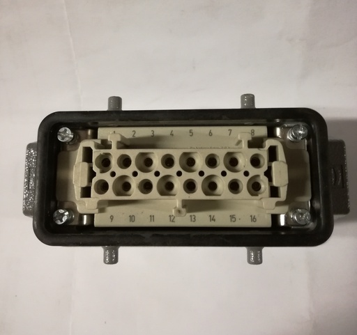 [LK51010410] DEMAG Lower housing complete socket  16P 6104401033