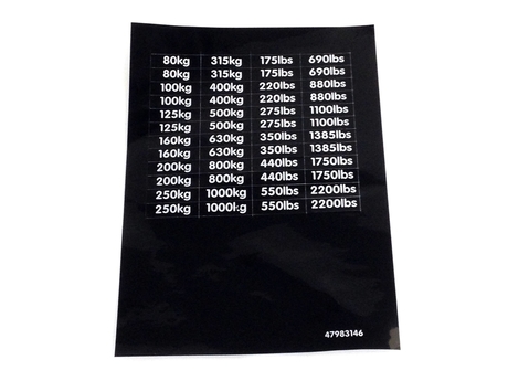 [LK51003771] DEMAG Numbering label  DC-Com 