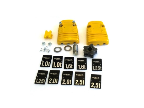 [LK51012358] DEMAG Bottom block half set  DK10 ohne Haken
