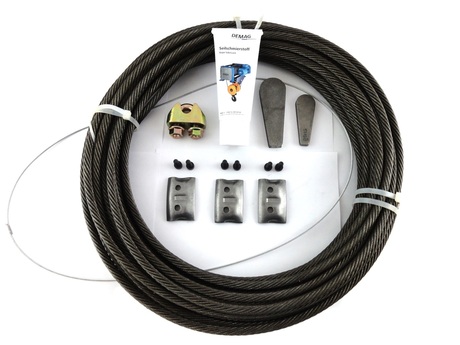 [LK51011150] DEMAG Kit câble métall.  DH3/400 11  H12 2/1    28,2m 