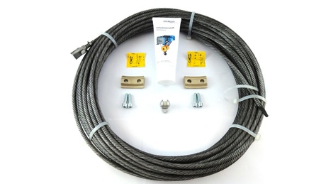[LK51007121] DEMAG Kit câble métall.  DR10     9  H30 4/2    77,5m Br. 
