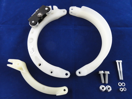 [LK51011007] DEMAG Rope guide left set    2  / 6,5 PA12 L1700