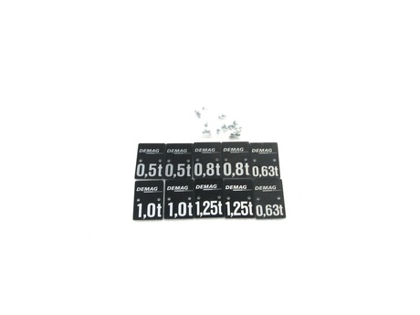 [LK51007372] DEMAG Capacity plate set  DK 5 2/1 