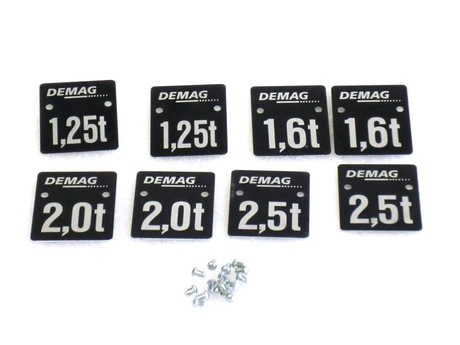 [LK51012180] DEMAG Capacity plate set  DK20 1/1 