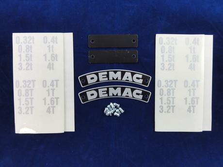 [LK51007361] DEMAG Capacity plate set  Neutral    80x  21