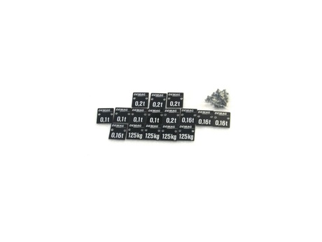 [LK51007365] DEMAG Capacity plate set  Neutral 1/1 