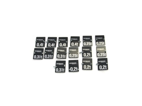 [LK51007368] DEMAG Kit plaque de charge  Neutral 2/1 DK1 