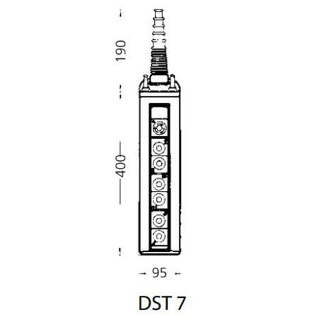[LK51013865] DEMAG Controller  DST 7SP222BE 