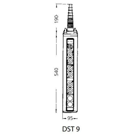 [LK51013867] DEMAG Controller  DST 9SP222BE 